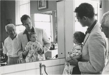 Fraser Clarke Heston Charlton ORIGINAL PHOTOGRAPH OF CHARLTON HESTON #150316