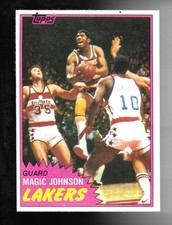 1981-82 Topps - Magic Johnson #21 Los Angeles Lakers NBA HOF