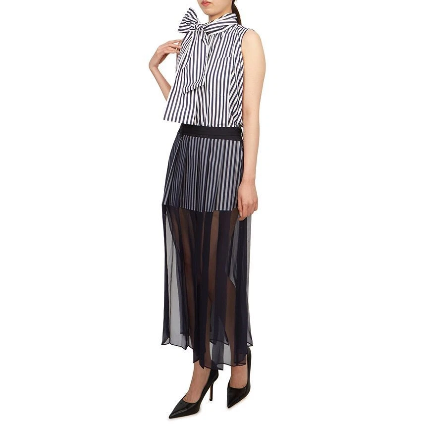 Abito lungo senza maniche Sacai 246 96307502