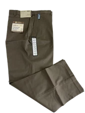 Haggar NEW Beige Premium Stretch No Iron Expand Waist Men 40x29 Golf Khaki Pants