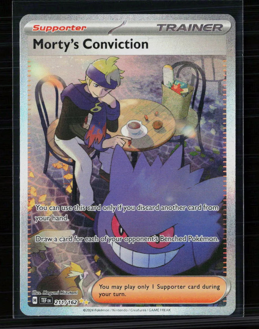 Pokemon 2024 Temporal Forces Morty's Conviction FA SAR #211/162