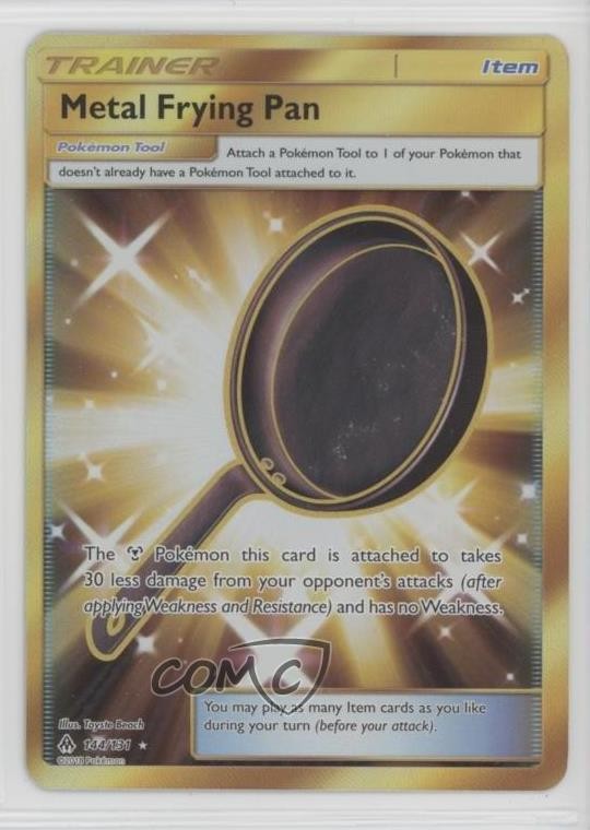 Secret - Metal Frying Pan Pokémon Sun & Moon Forbidden Light #144