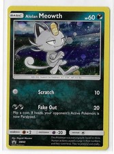 Alolan Meowth SM43 Black Star Promo Sun & Moon S&M Pokemon TCG Card NM