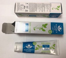 2 TUBES NATURE'S GATE CREME DE MINT CREME DE MENTHE NATURAL TOOTHPASTE 6 OZ EACH