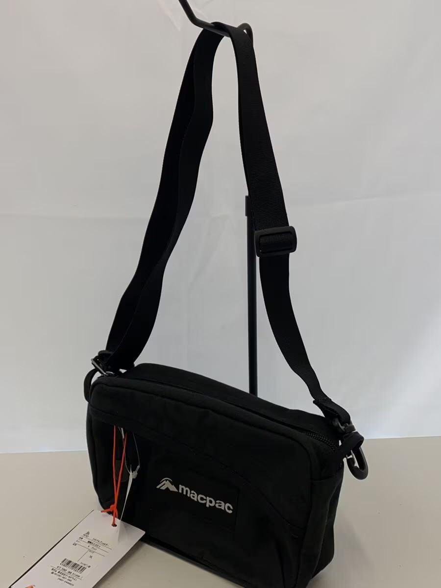 macpac Shoulder Bag Black Solid Color MM82351 - image 2