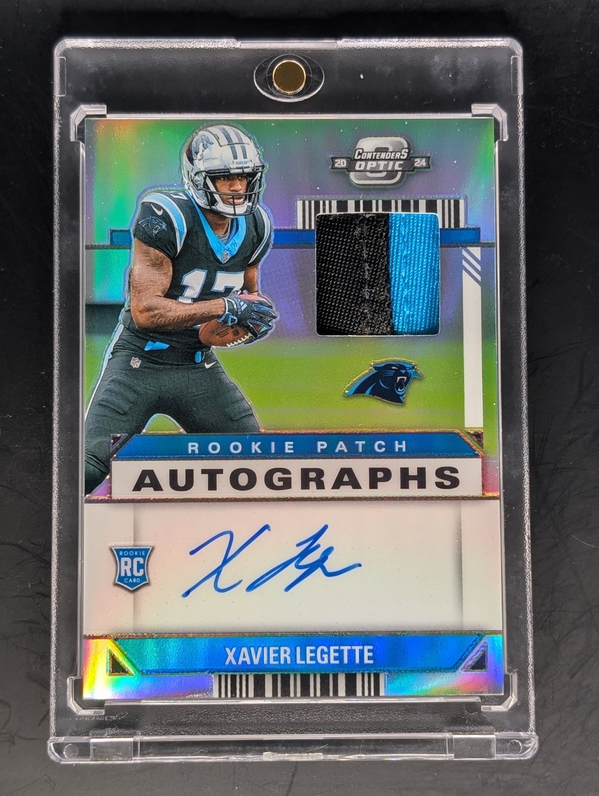 2024 Panini Contenders Optic - Rookie Patch Autographs Xavier Legette /75