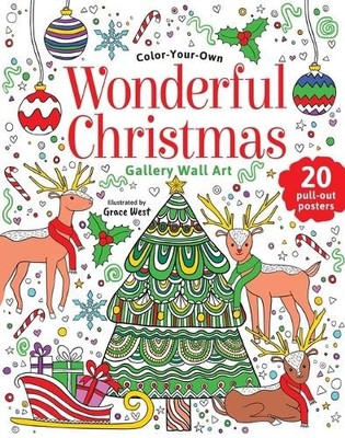 Grace West Wonderful Christmas: Coloring Book (Taschenbuch) (US IMPORT)