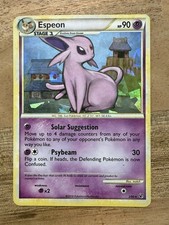 Pokémon TCG Espeon HS-Undaunted Cracked Ice Holo Card 2/90 MP Condition on eBay