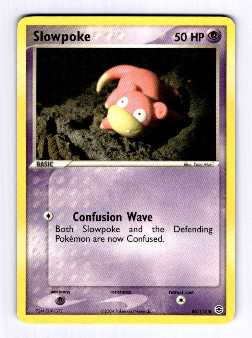 Slowpoke FireRed & LeafGreen #80 (2004) Common NM Pokemon