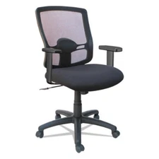 Alera ALEET4017B Etros Series Mesh Mid-back Petite Swivel/tilt Chair, Supports