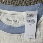 Disney American Eagle Mickey Mouse Adult Small Graphic T-Shirt Ivory AE — photo 3