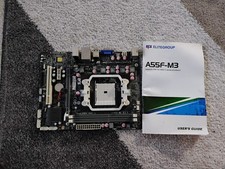 ECS Elitegroup A55F-M3 Mainboard Motherboard AMD Tested Working