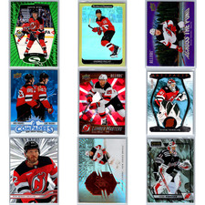 TEAM LOT - NEW JERSEY DEVILS HOCKEY 9 Cards NHL Outburst Allure Variety