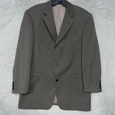 VTG Boss Hugo Boss Einstein/Sigma Blazer Men's Sz 42R Gray 100 Virgin Wool Coat