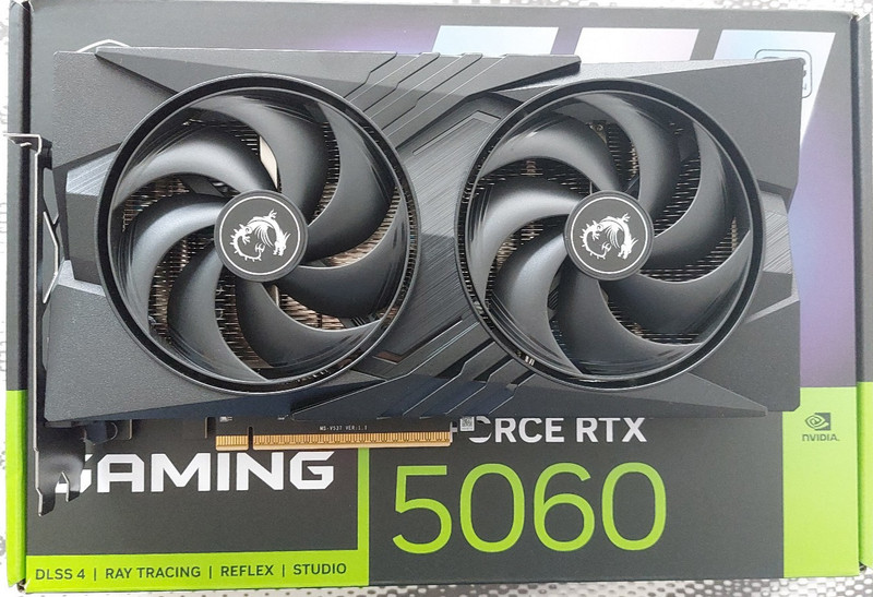 MSI GeForce RTX 5060 8GB GDDR7 GAMING OC | Graphics Card | PCIe 5.0