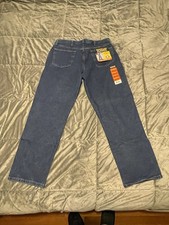 NWT Rustler Classic Mens 36x30 Relaxed Fit Straight Leg Heavyweight Denim Jeans