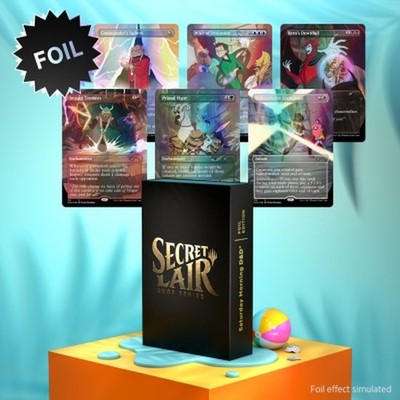 1x  Secret Lair: Drop Series: Saturday Morning D&D: Foil Edition New Sealed Prod