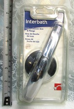 New Sealed CHROME Interbath Deluxe SHOWER ARM and FLANGE