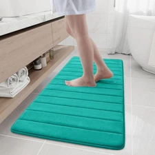 Buganda Memory Foam Bath Mat, 55 x 24, Ultra Soft and Non-Slip Bathroom Rugs,...
