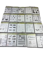 Lot Of 36 Stampin Up Rubber Stamps In Boxes Scrapbooking Crafts Journaling