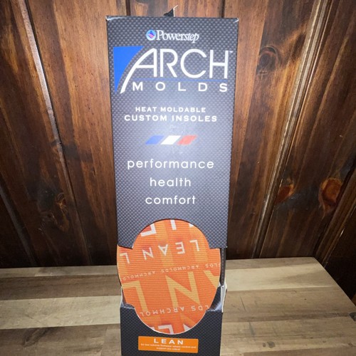 Power step arch molds heat molded custom insoles