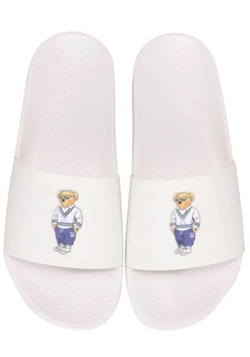 Polo Ralph Lauren Tennis Bear Sandals Slides Shower Shoes NWT Size 10 Men’s