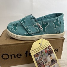 Toms Infant Turquoise Butterfly 10021946.
