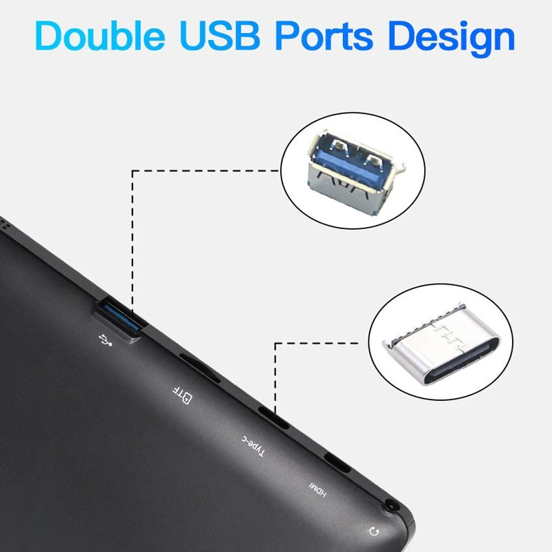 10.1" Windows 11 Tablet PC Intel Processor WIFI MINI-HDMI Office WinPad BT302 - Image 4 of 4