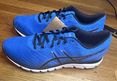 11M ASICS Gel Zaraca 5 Men s Blue/Black Mesh Low Top Running Sneakers 1011B137