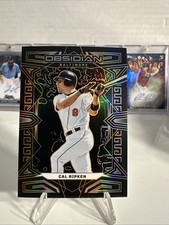 2023 Panini Chronicles - Obsidian Cal Ripken #1 Electric Etch Orange /75
