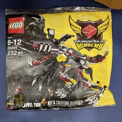 LEGO Master Builder Academy 20204 Level 2 Kit 5 Creature Designer 232 Pieces New