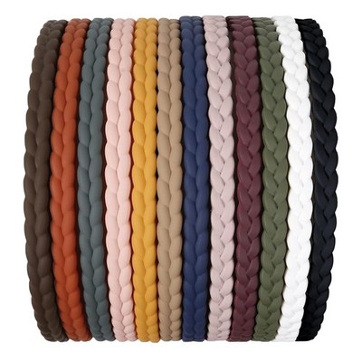 7mm Thin Headbands For Women, 12 Pcs Plastic Headband with Teeth Head Bands