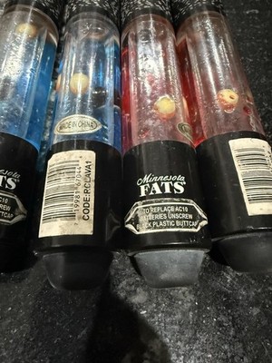 【9547】 激レア Minnesota ミネソタ ファッツ ビリヤード キュー RARE Minnesota Fats Pool Cue Stick Lot Lighted Blue & Red Lava
