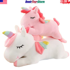 Angel Unicorn Plush Toy Soft Stuffed Animal Pillow Kids Birthday Home Decor Gift
