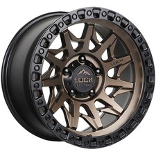 Lock Off-road Lunatic 20x9 8x6.5 1mm Bronze Wheel Rim 20 Inch