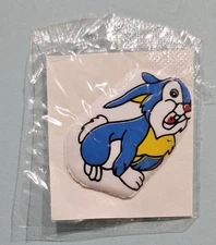 Vintage 80’s Puffy Sticker Rabbit C-P Inc. 1980’s NEW Old Stock