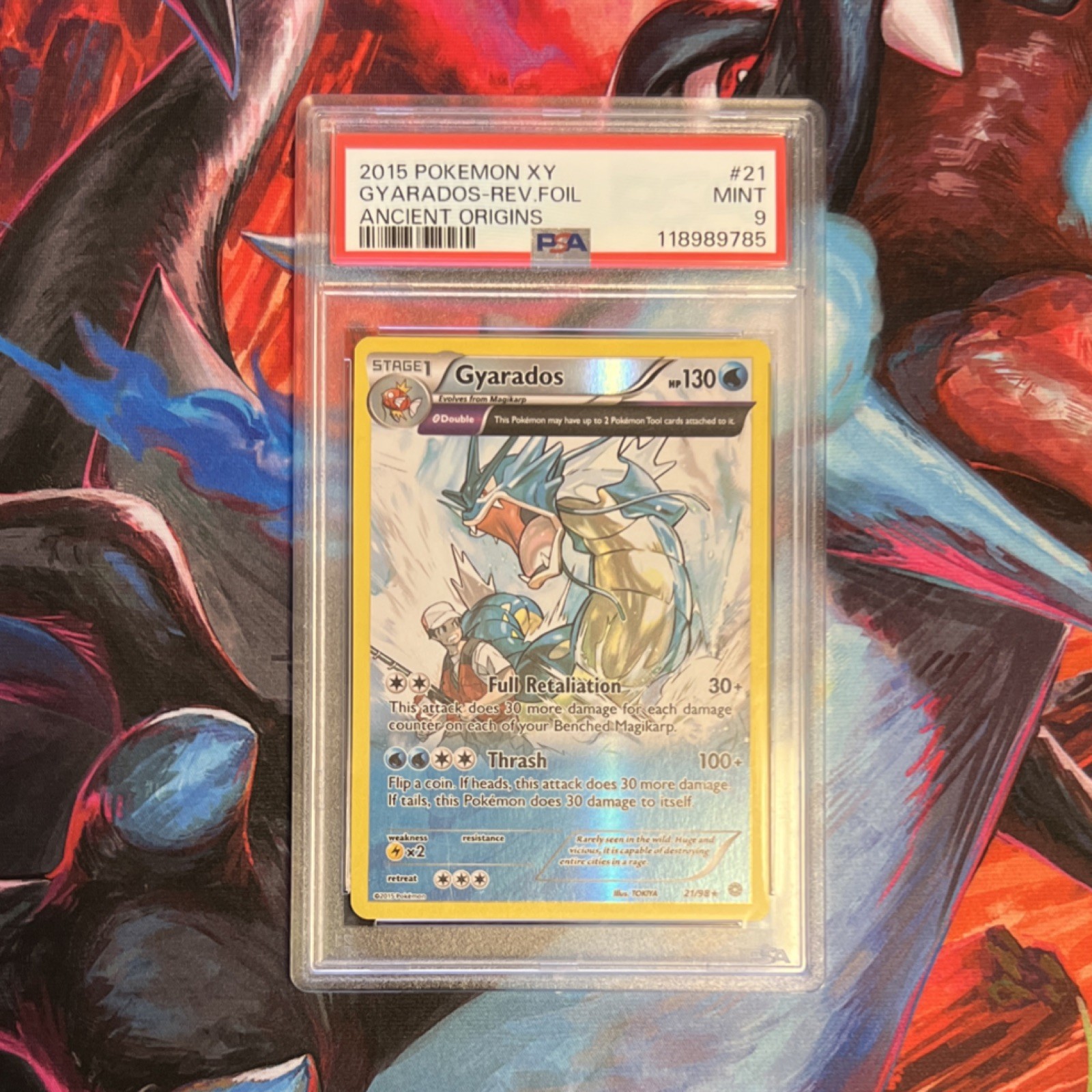 Gyarados 2015 XY: Ancient Origins #21/98 Reverse Holo Price Guide
