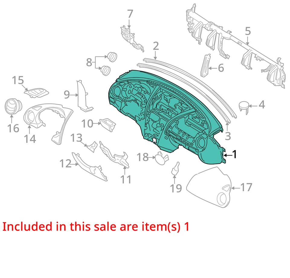 Panel de tablero compatible con 04-08 MAZDA RX8 10163384 Foto 4 de 4