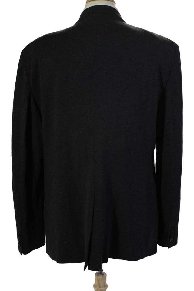 Abrigo gris abotonado manga larga Elie Tahari para hombre talla 2XL Foto 4 de 4