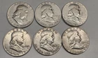 Lot # 1403 - Franklin Half Dollar - 90% Silver - 3.00 Face - Unknown Grade