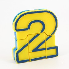 Alpha-Bots Number 2 Transformer Robot Toy Lakeshore Learning Vintage 1990s