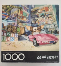 1984 Gizmo 1000 Pc Gremlins Jigsaw Puzzle Springbox 24X30 COMPLETE GO GO GIZMO!