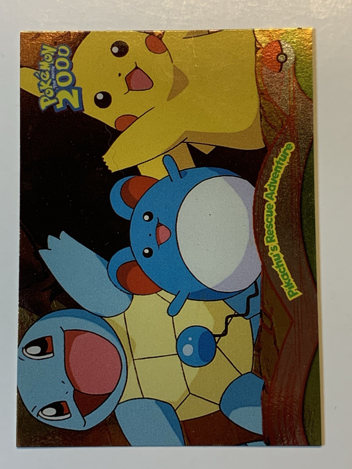 Topps Pokemon the Movie 2000 #12 Pikachu's Rescue Adventure Silver Foil