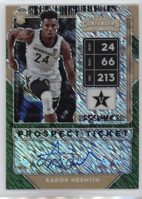 2020-21 Contenders Draft Picks RPS Variation B Aaron Nesmith Rookie Auto RC 1l9o