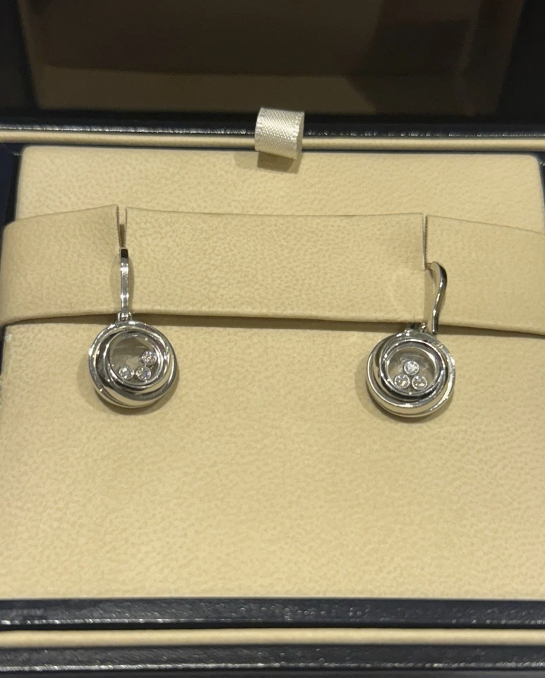 Chopard Happy Emotions Diamond Earrings 18k - Image 3 of 4