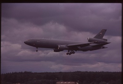 Top aircraft slide KC-10A 85-0027 305th AMW US Air Force Ramstein AB