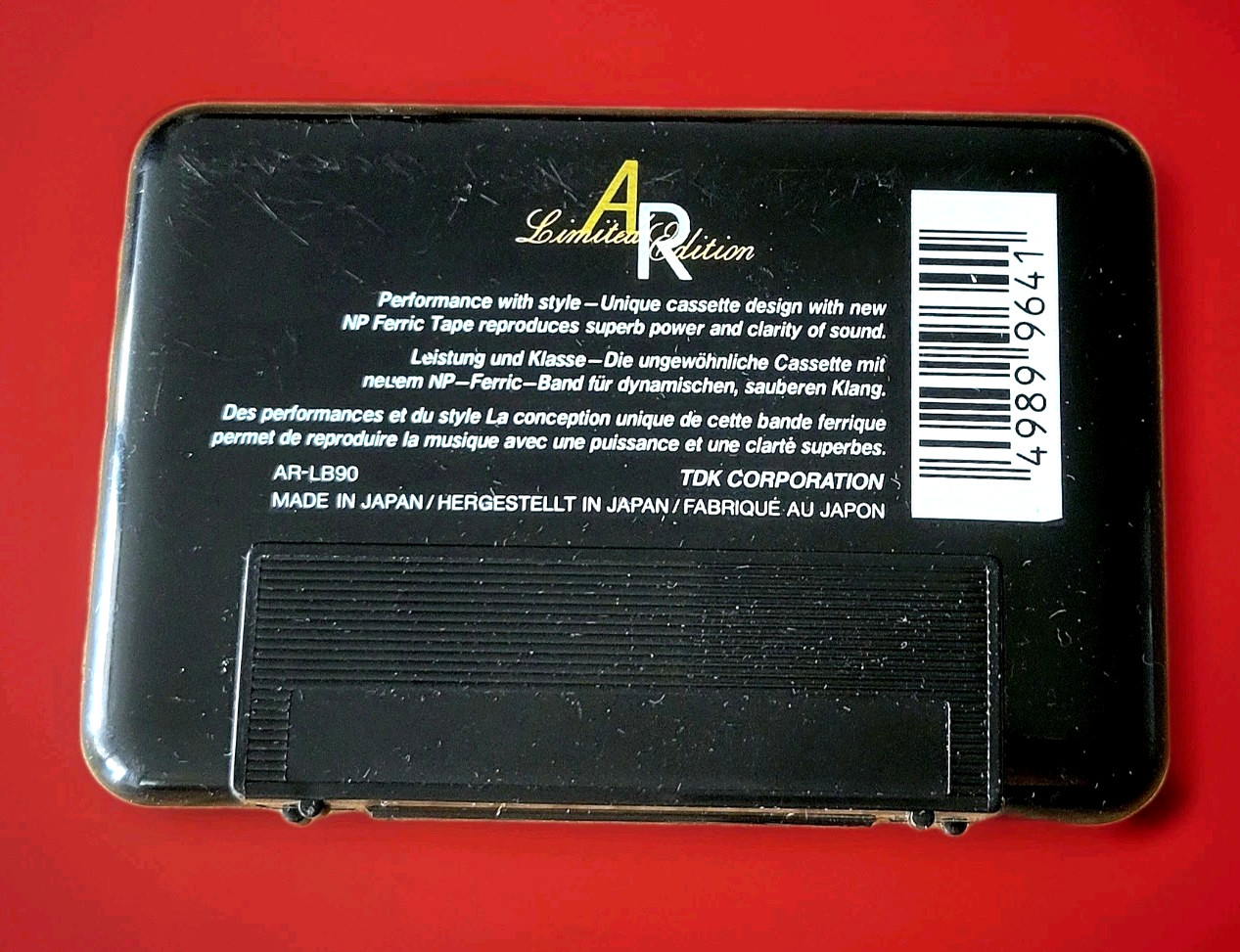 TDK AR 90 Limited Edition cassette audio Type 1 Japon neuve