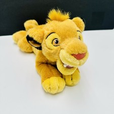 Disney Parks The Lion King Laying SIMBA Stuffed Animal Plush 14 Toy