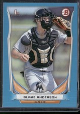 2014 Bowman Draft #DP34 Blake Anderson Blue #/399