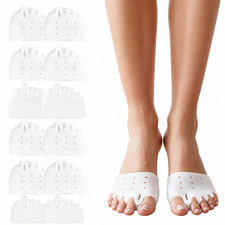 Toe Separators Silicone Bunion Corrector Ball of Foot Pain Relief 6 Pcs